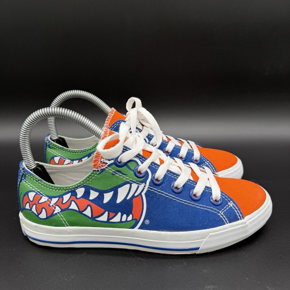 Unisex Row One Florida Gators Oxford Lace Up Canvas Shoes Men's 5 Women's 6.5